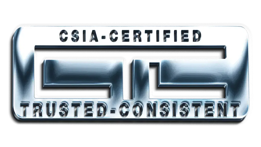 CSIA CERTIFICATE logo