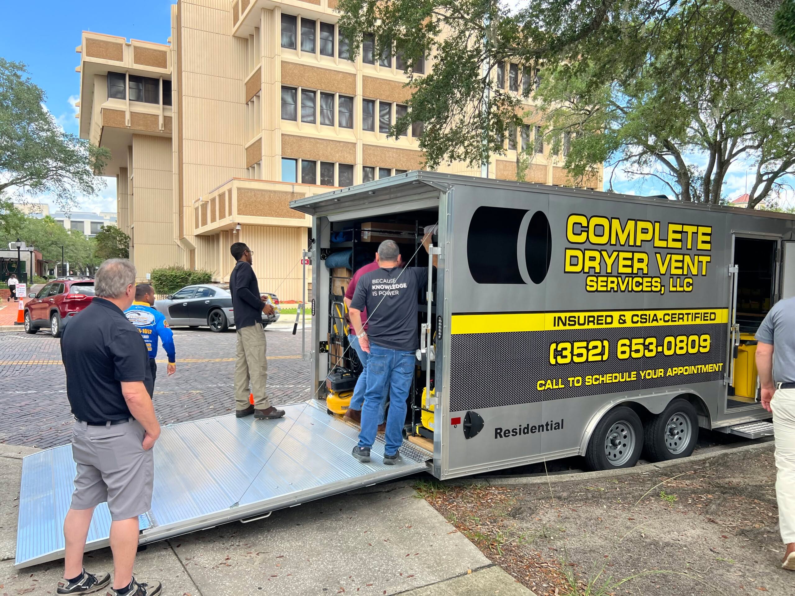The Technician's Daybook: A Definitive Guide to Vent Reroute in The Villages, FL 1 van of complete dryer vent