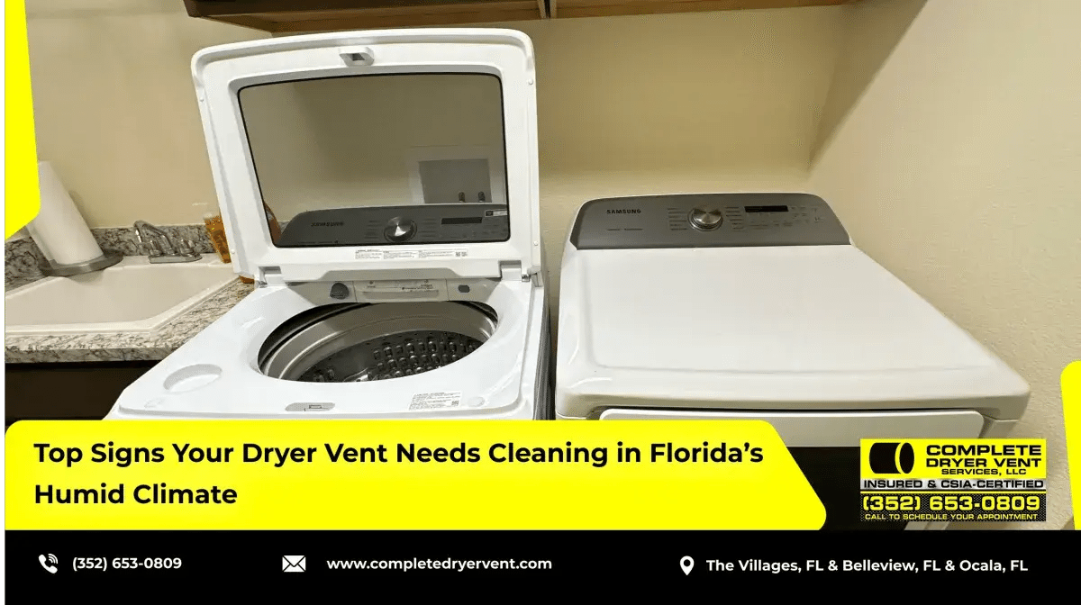 Top Signs Your Dryer Vent Needs Cleaning in Florida’s Humid Climate 1 Top signs your dryer vent needs cleaning in Florida's Humid Climate