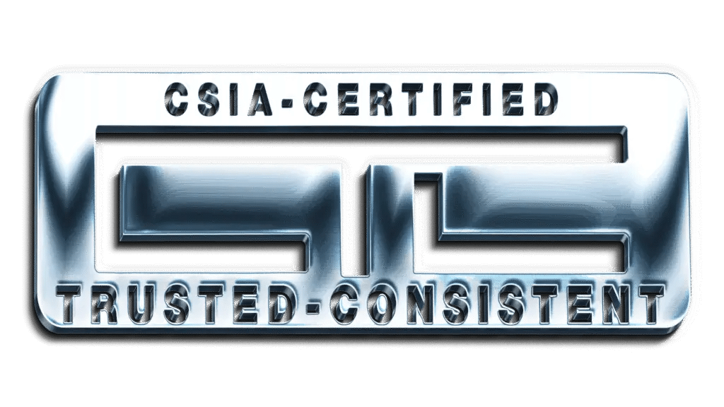 CSIA CERTIFICATE logo